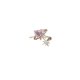 Pink zircon ring