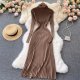 Knitted bottoming Fan temperament high neck take Slimming